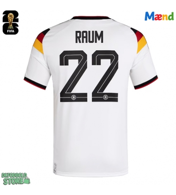 Tyskland David Raum #22 Replika Hjemmebanetrøje VM 2026 Kortærmet